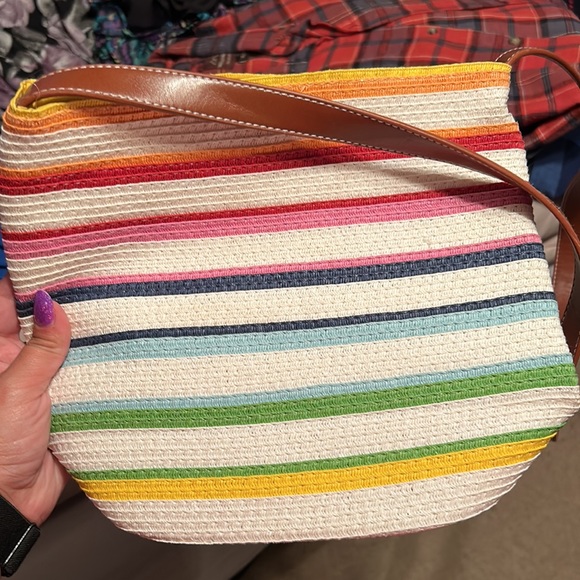 Striped Purse 💜 - Picture 3 of 7